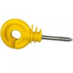 isolatori a gancio per pali di ferro, ottimo per recinzioni elettriche, anti cinghiale e per il contenimento di vacche ed animali