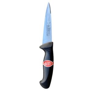 Coltello da scanno con manico in polipropilene e lama in acciaio inox, ottimo per la scannatura, per la macellazione, per i salumi, e per i formaggi, ideale per i maiali.