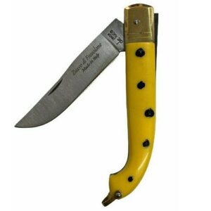 Coltello zuavo giallo - Iuzzolini Fortunato