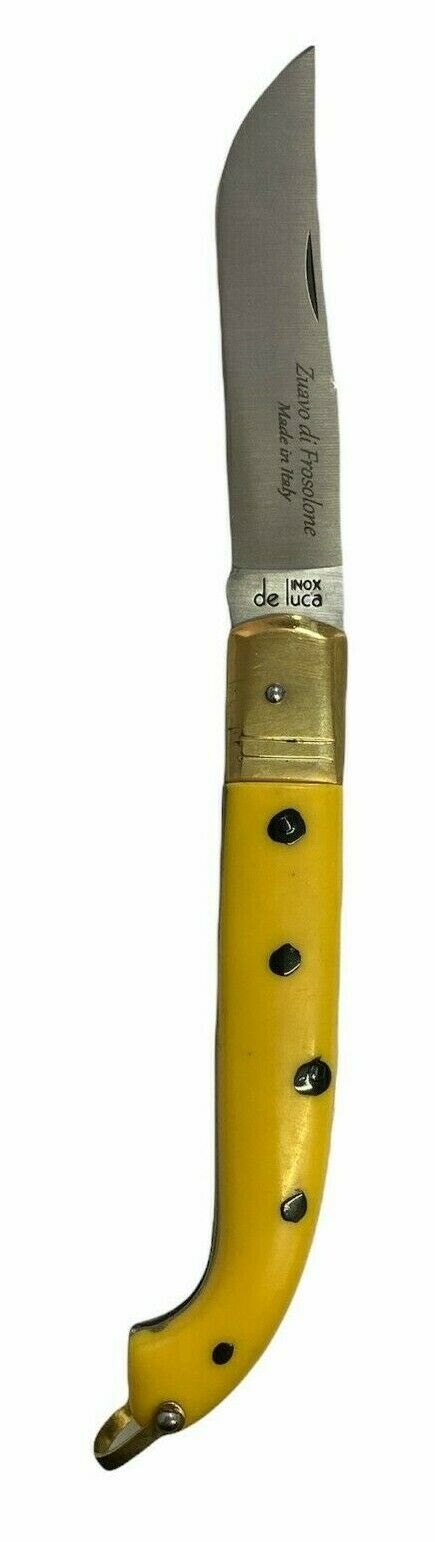 Coltello zuavo giallo - Iuzzolini Fortunato