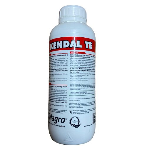 Kendal TE è un concime fertilizzante biostimolante Valagro: ottimo per la concimazione fogliare di molti tipi di piante, come ad esempio la vite, l'olivo, gli alberi da frutto, e le piante ornamentali