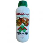 Liquizol Foglia Mormino è un fungicida a base di zolfo liquido biologico bagnabile: ottimo per i trattamenti contro l'oidio, gli oidii, il mal bianco, l'escoriosi, la bolla del pesco, è inoltre un prodotto biologico