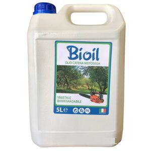 olio lubrificante e protettivo per la catena e la barra della motosega, oppure dell'elettrosega. L'olio, biodegradabile, lubrifica e protegge le catene delle motoseghe, è inoltre rigorosamente made in italy e 100% biodegradabile