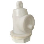 Valvola di sfiato doppio effetto moplen per enologia iuzzolini fortunato