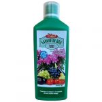 Concime liquido rinverdente Sangue di Bue Raggio di sole, ideale per la concimazione di tutte le piante, come ad esempio l'olivo, il geranio, l'olivastro, gli agrumi ecc. Fertilizzante che aiuta la crescita delle foglie, il loro rinverdimento, e la differenziazione di verde.