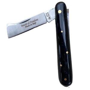 Coltello da innesto con lama professionale in acciaio inox, coltellino tascabile e chiudibile ideale per ogni tipo di innesto
