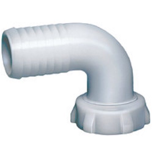 Raccordo portagomma curvo con girello in nylon