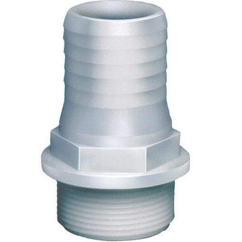 Raccordo portagomma dritto filettato maschio in nylon