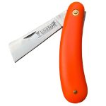 Coltello da innesto per innestare ogni tipo di pianta, lama in acciaio inox e manico ergonomico in robusta plastica, tascabile e chiudibile