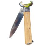 Coltello caccia manico legno olivo iuzzolini fortunato