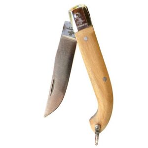 Coltello tascabile Zuavo manico legno olivo Iuzzolini fortunato