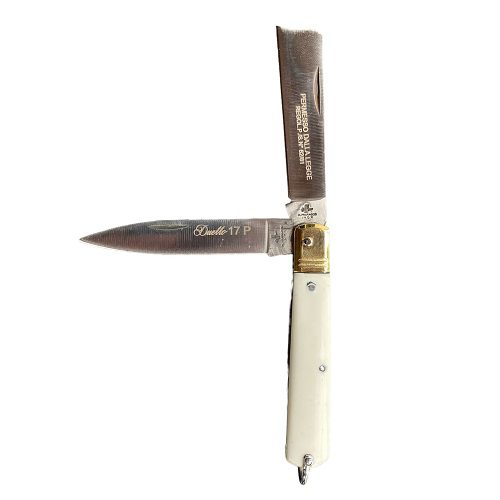 Coltello tascabile e chiudibile duetto doppia lama iuzzolini fortunato