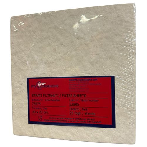 Strati filtranti CKP 20x20 cordenons iuzzolini fortunato