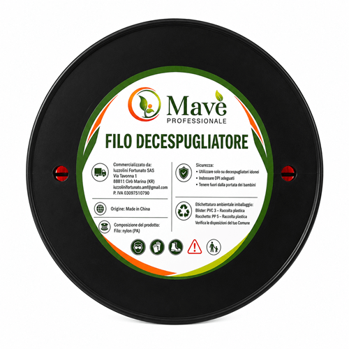 Mavè filo decespugliatore etichetta iuzzolini fortunato